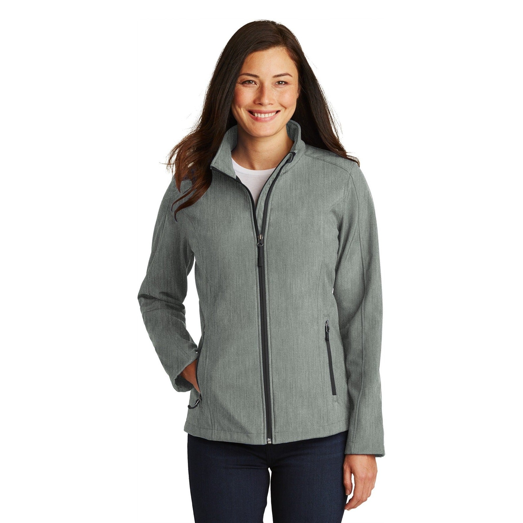 Port Authority-Port Authority® Women's Core Soft Shell Jacket. L317-MedTech-7